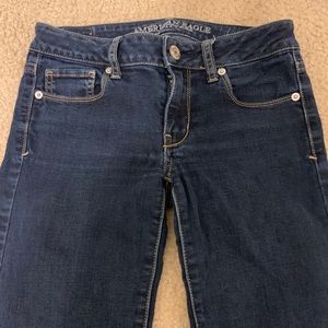 American eagle dark denim skinny jeans